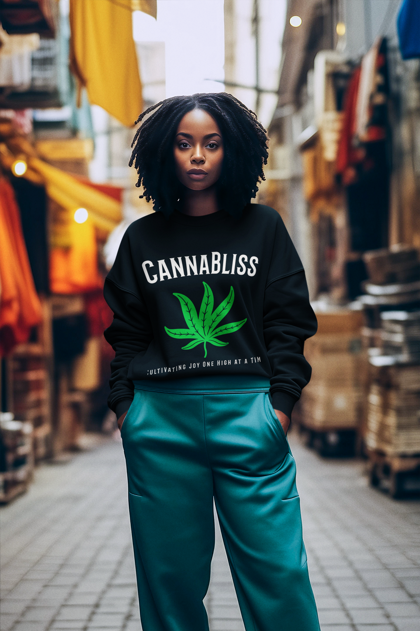 Cannabis Hoodie Signature Logo